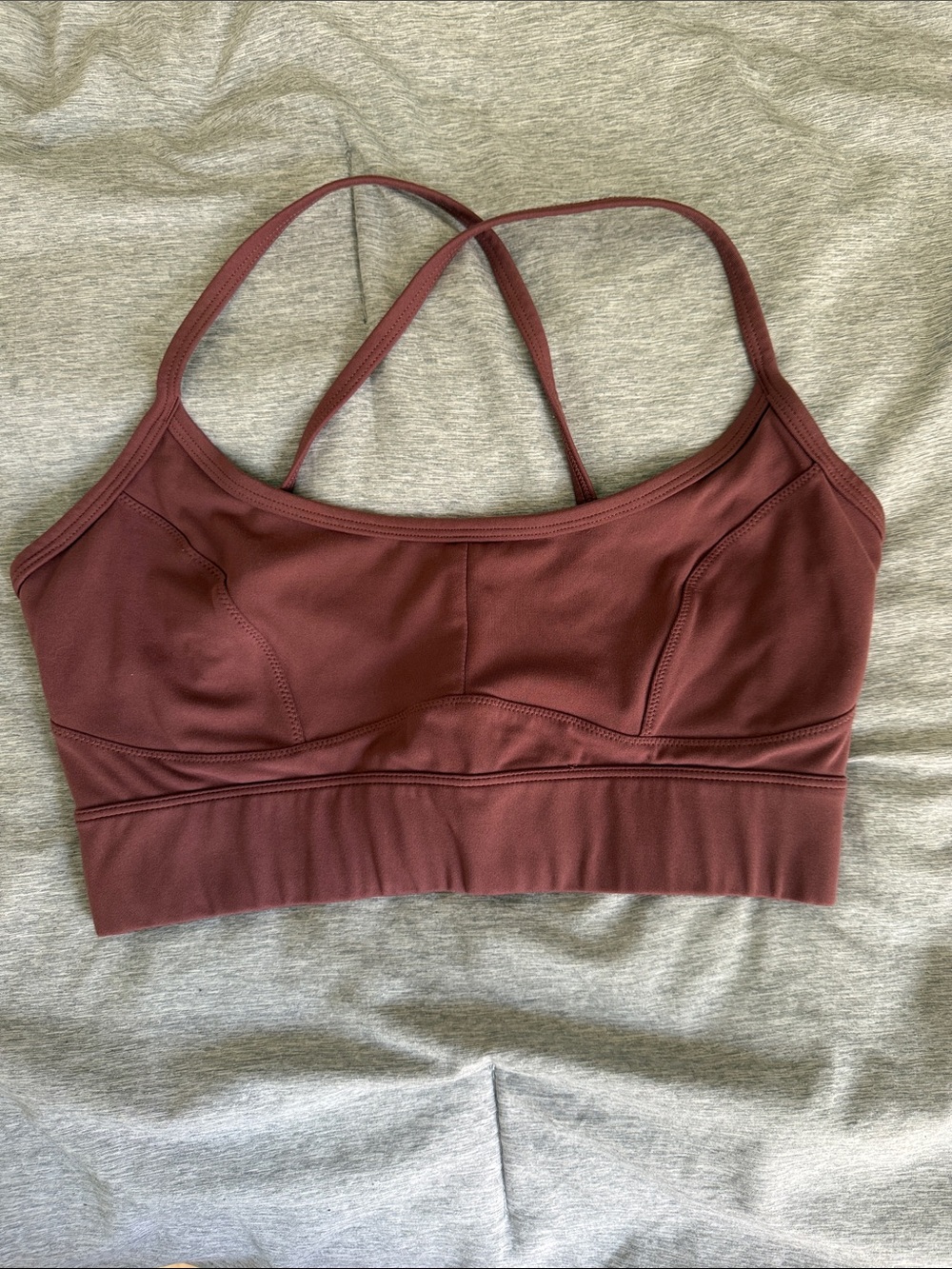 VARLEY- Women’s criss cross  Sports Bra - Dusty Rose